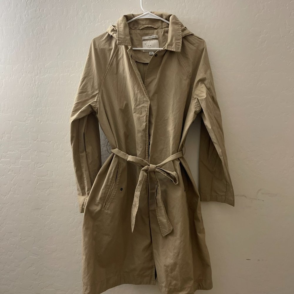 A New Day | TAN Water Repellent Trench Coat